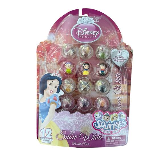 Disney Princess Snow White Squinkies Bubble Pack 2010 - Picture 1 of 3